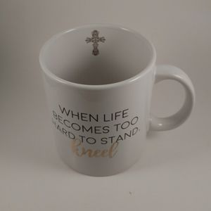 Extra Large Kneel Religious Coffee Mug